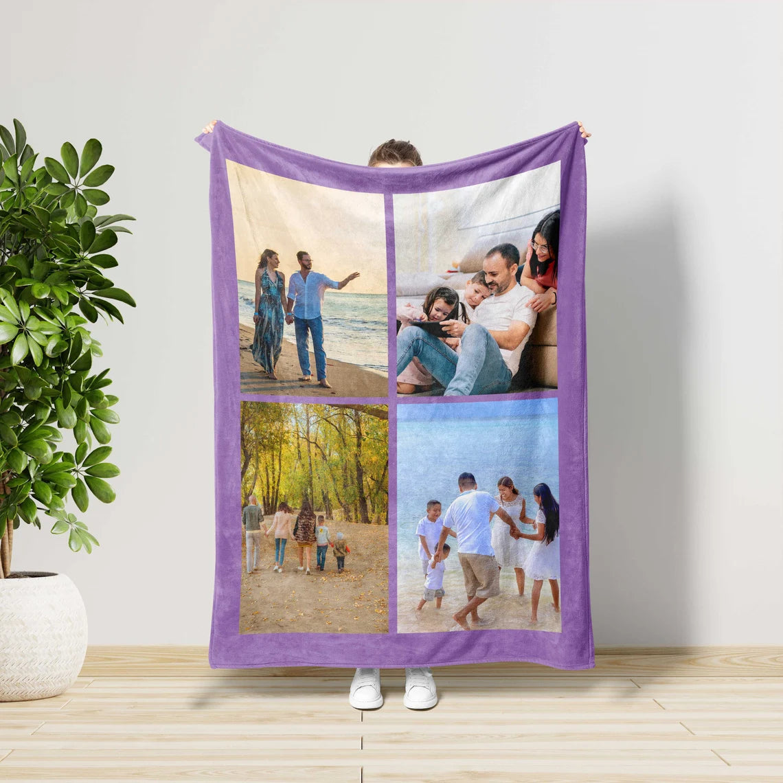 Photo Blanket Personalized,Valentine Home Decor